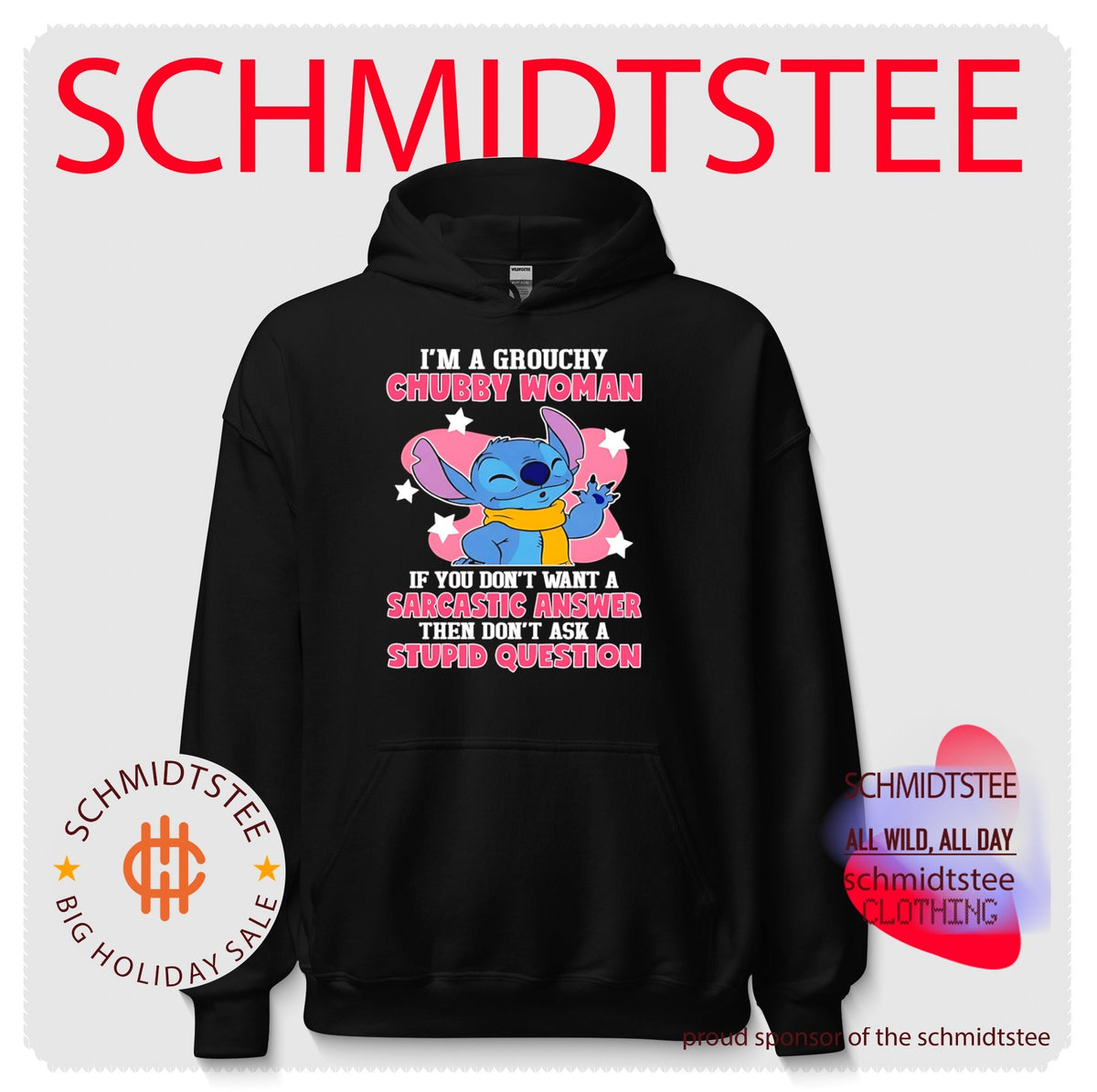 I’m A Grouchy Chubby Woman If You Don’t Want A Sarcastic Answer shirt