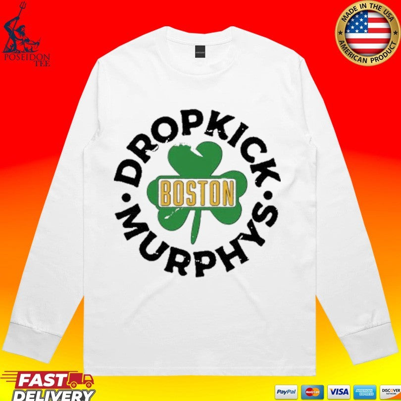 Dropkick Murphys Boston Shamrock Badge T-shirt