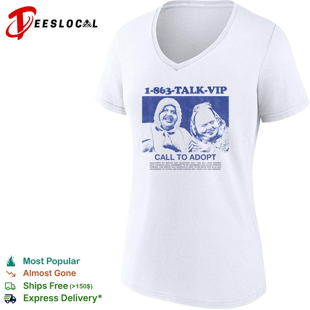 1 863 talk vip call to adopt shirt