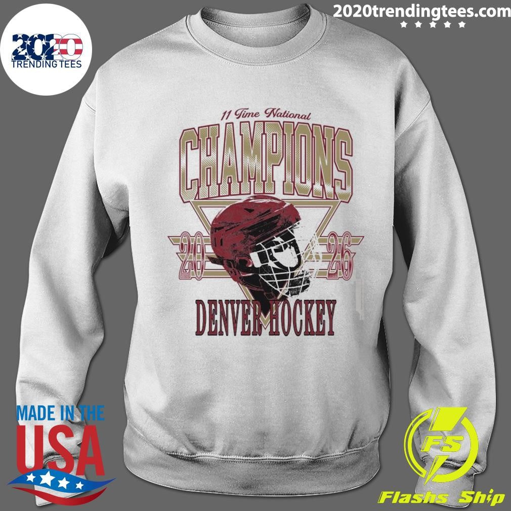 11 Time National Champions 2026 Denver Hockey Shirt