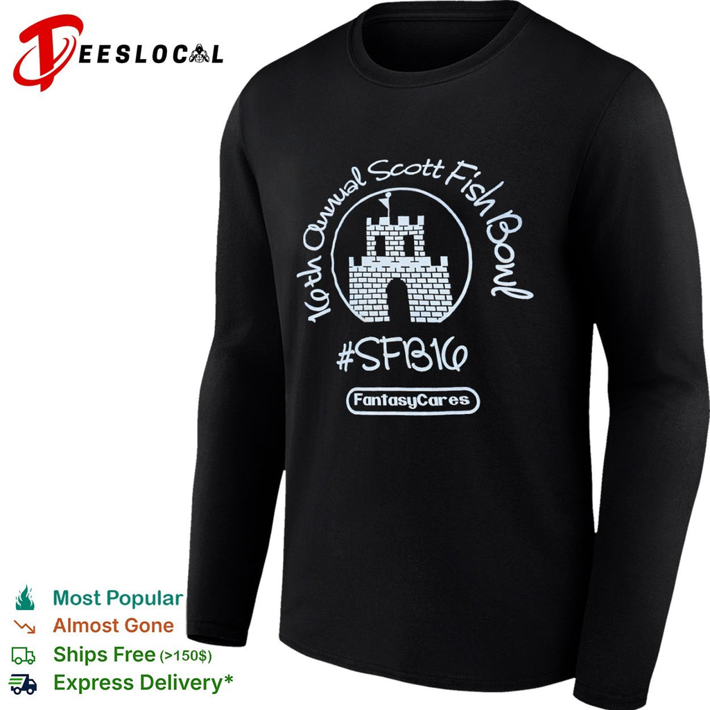 16th Annual Scott Fish Bowl SFB16 FantasyCares Castle shirt