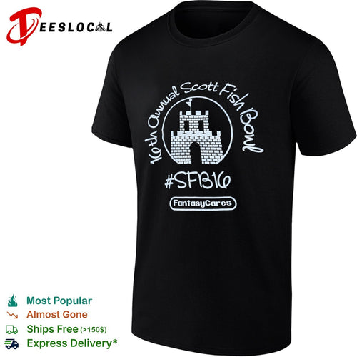16th Annual Scott Fish Bowl SFB16 FantasyCares Castle shirt