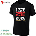 1776 250 2026 America 250 eagle shirt