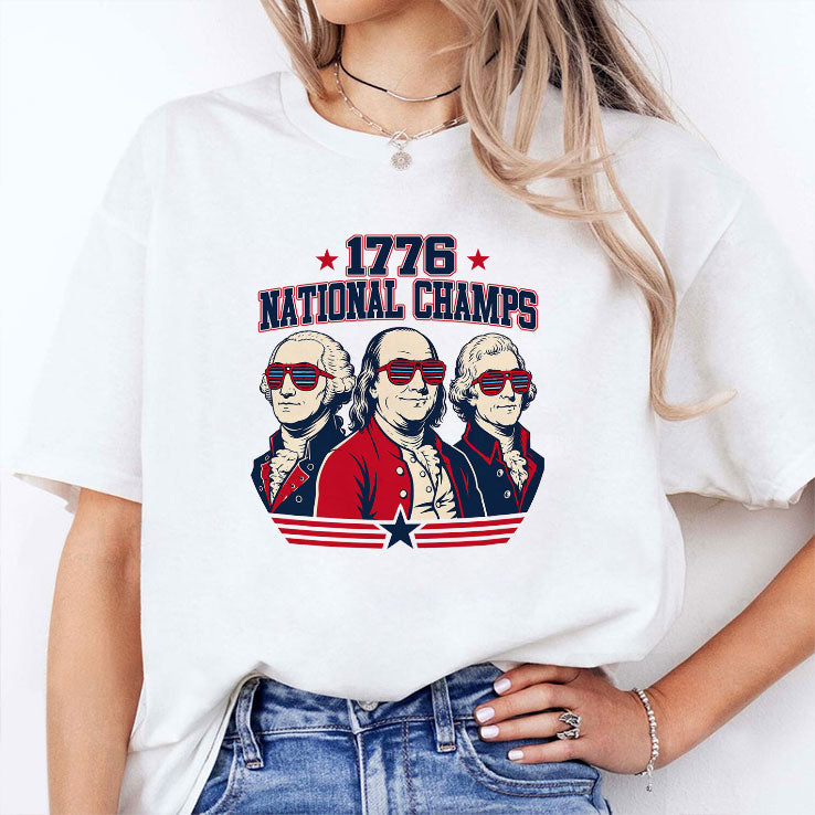 1776 National Champs Founding Fathers Shirt