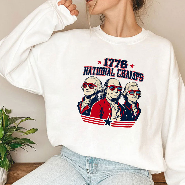 1776 National Champs Founding Fathers Shirt
