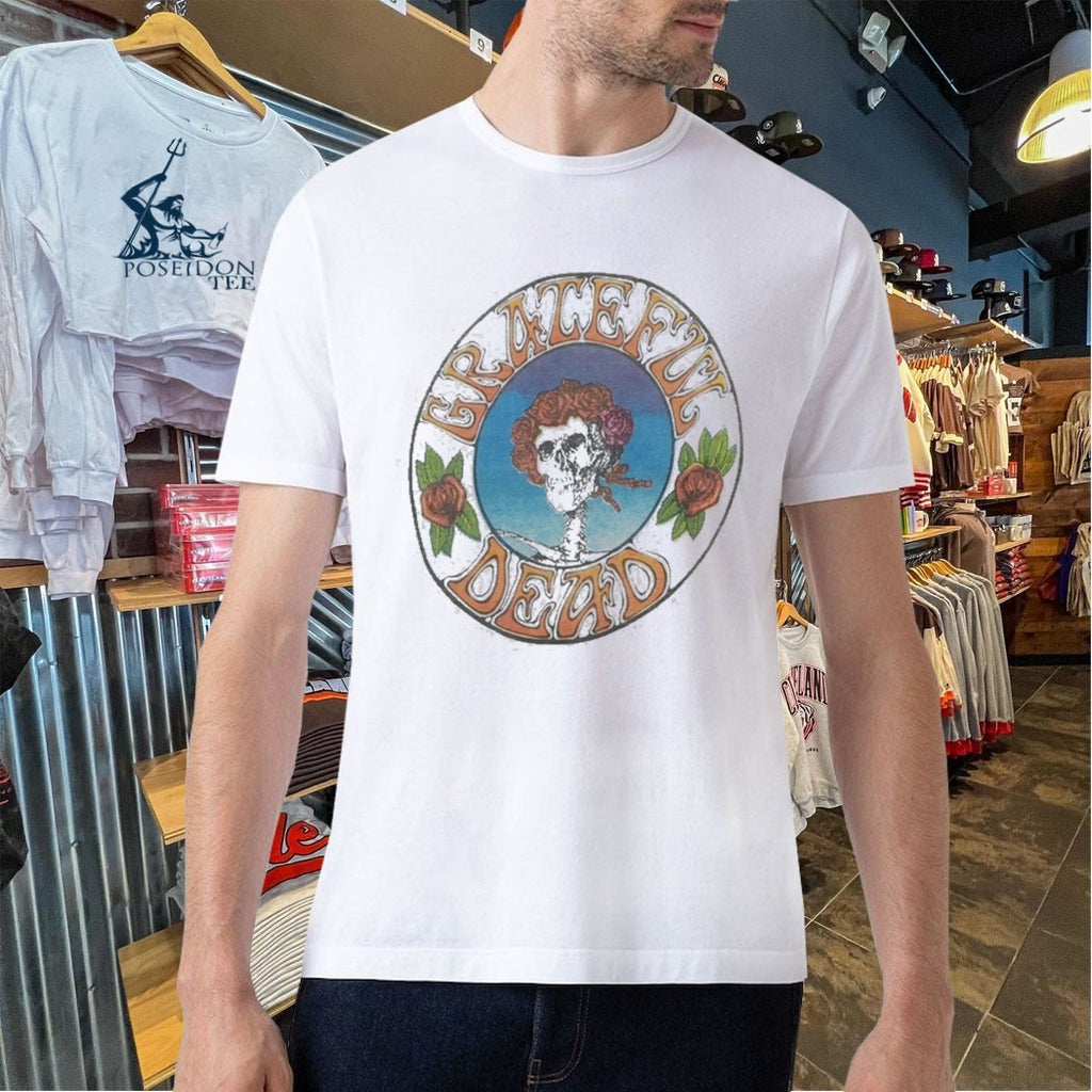 1970s Grateful Dead Bertha Skull Roses T-shirt