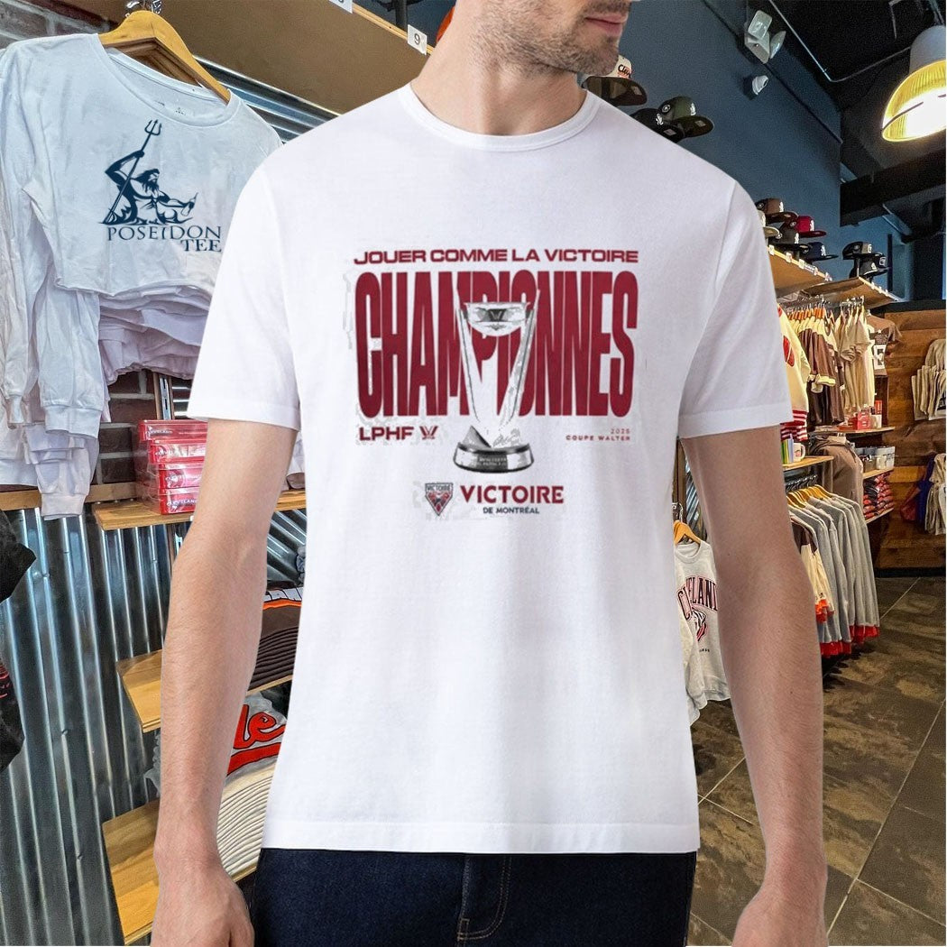 Jouer Comme La Victoire Championnes T-shirt