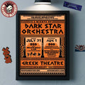 2 Nights Of Dark Star Orchestra In Berkeley California 2026 Gig Poster At Greek Theatre On July 31 And August 1 2026 Poster Canvas