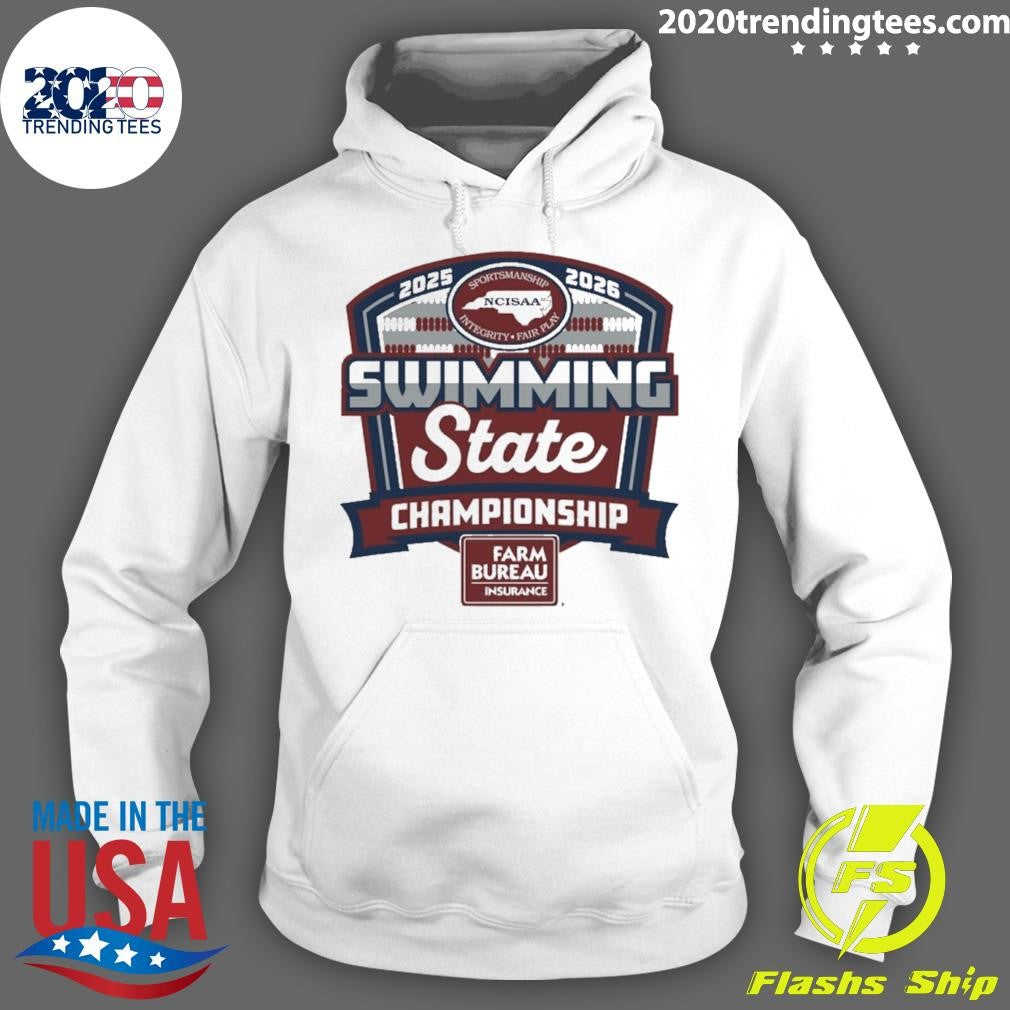 2025-2026 Ncisaa Swimming State Championship Shirt