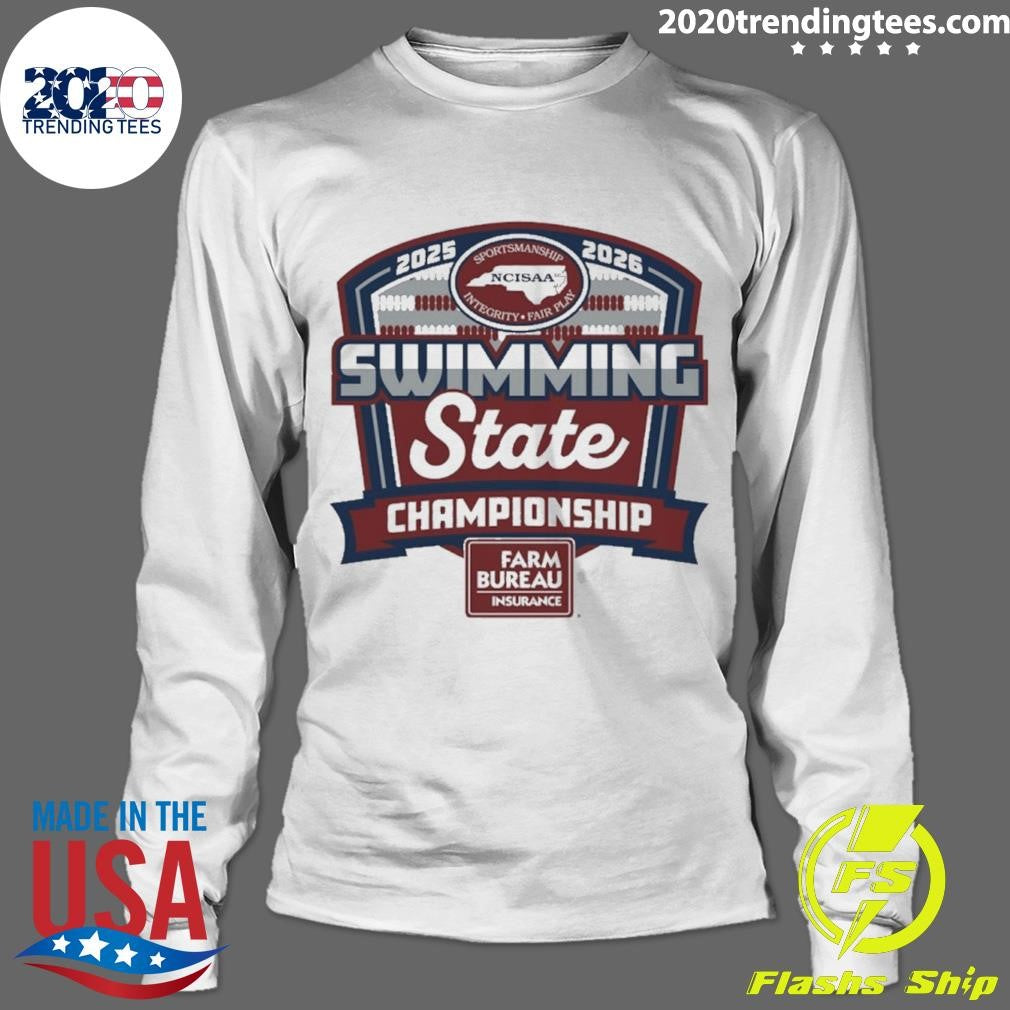 2025-2026 Ncisaa Swimming State Championship Shirt