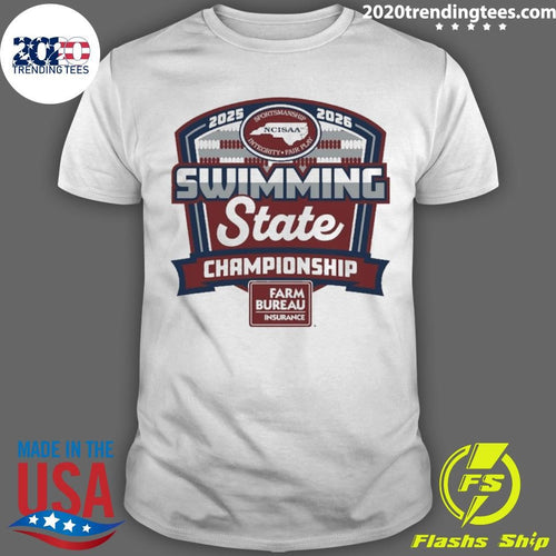 2025-2026 Ncisaa Swimming State Championship Shirt