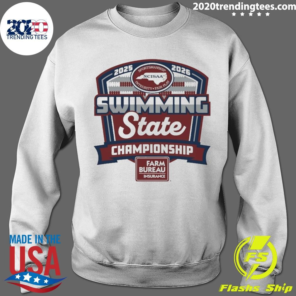 2025-2026 Ncisaa Swimming State Championship Shirt