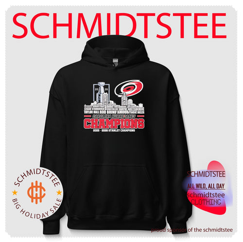2025-2026 Stanley Champions Carolina Hurricanes player name skyline shirt
