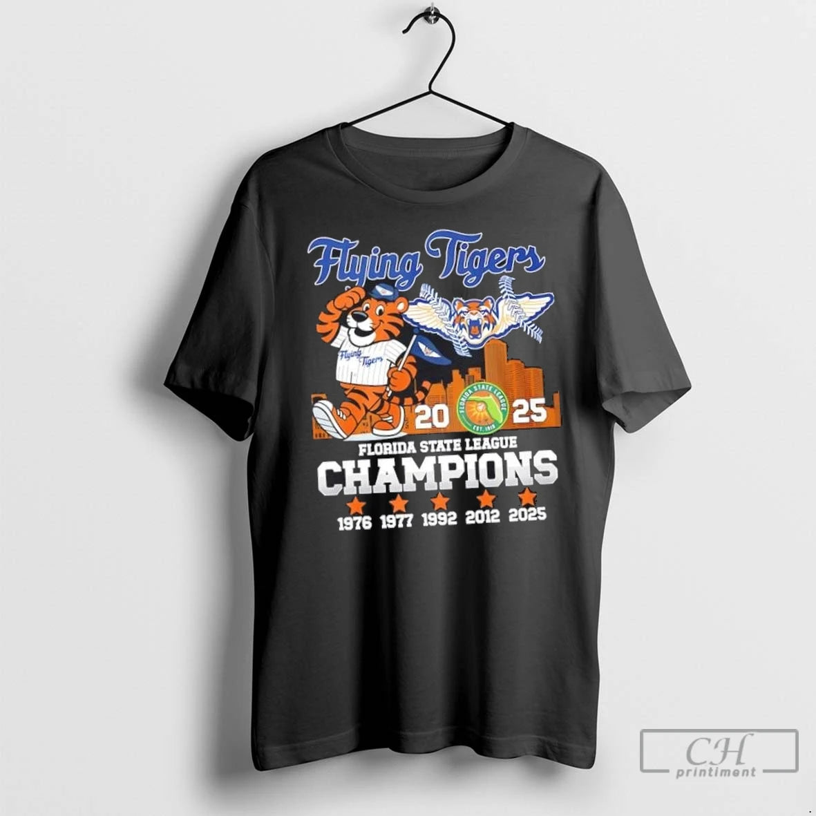 2025 Florida State League Champions Flying Tigers Mascot T Shirts Hoodie, Sweatshirt | InkPulseShop.com