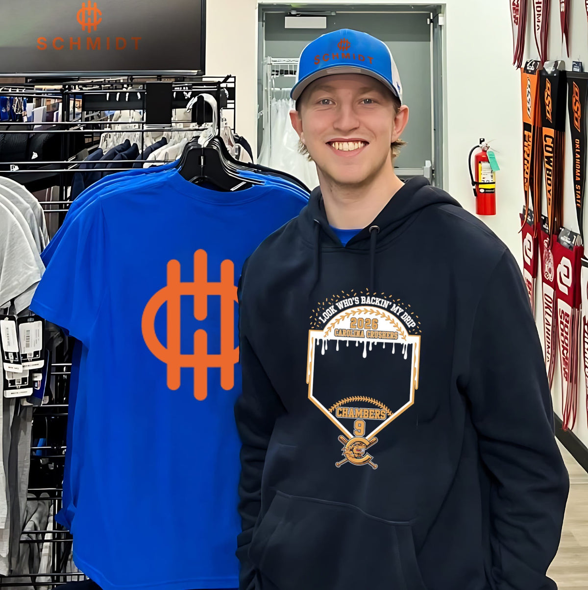 2026 Carolina Crushers Chambers 9 look who’s backin’ my drip shirt