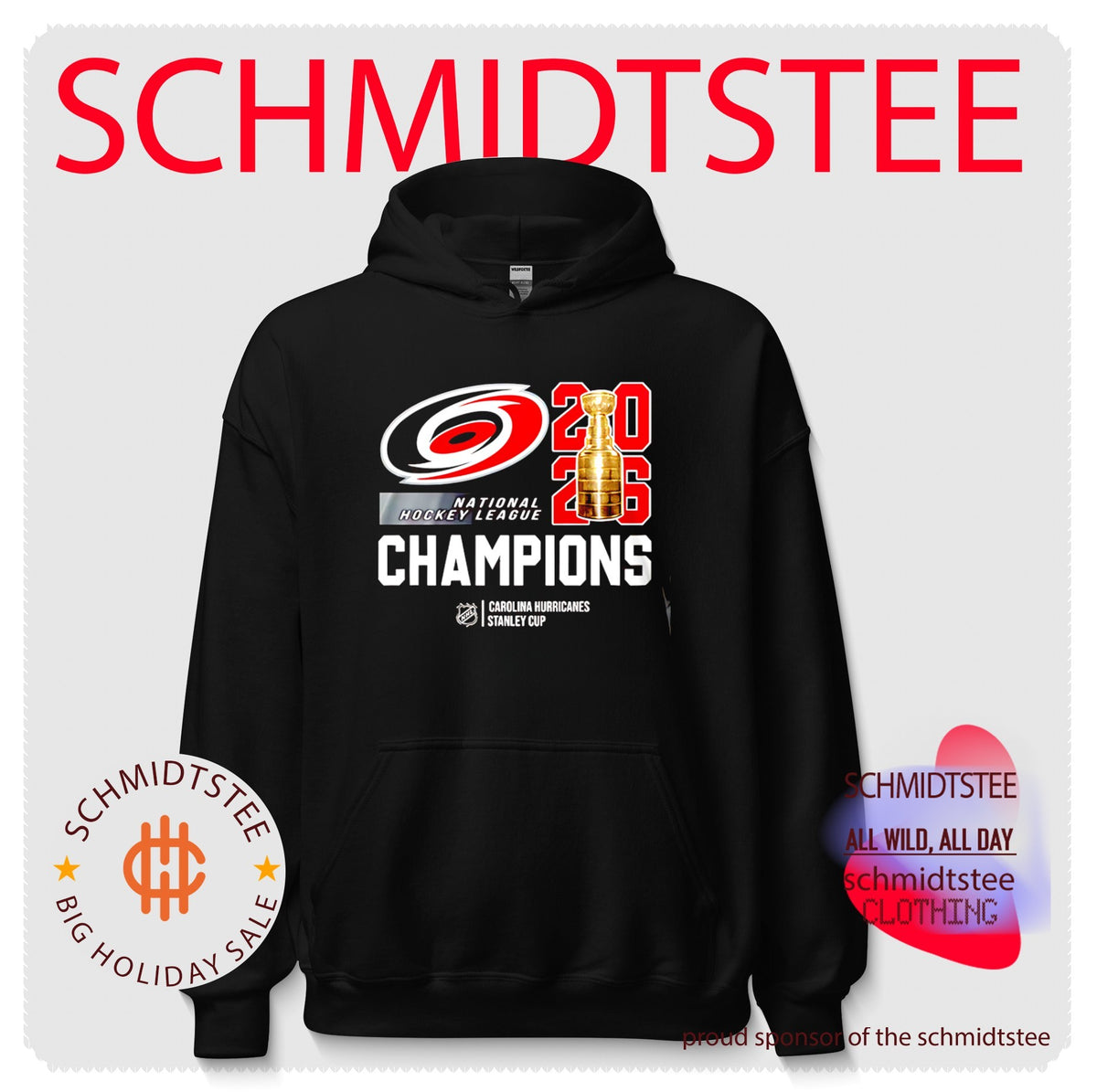 2026 Carolina Hurricanes NHL Stanley Cup Champions logo shirt