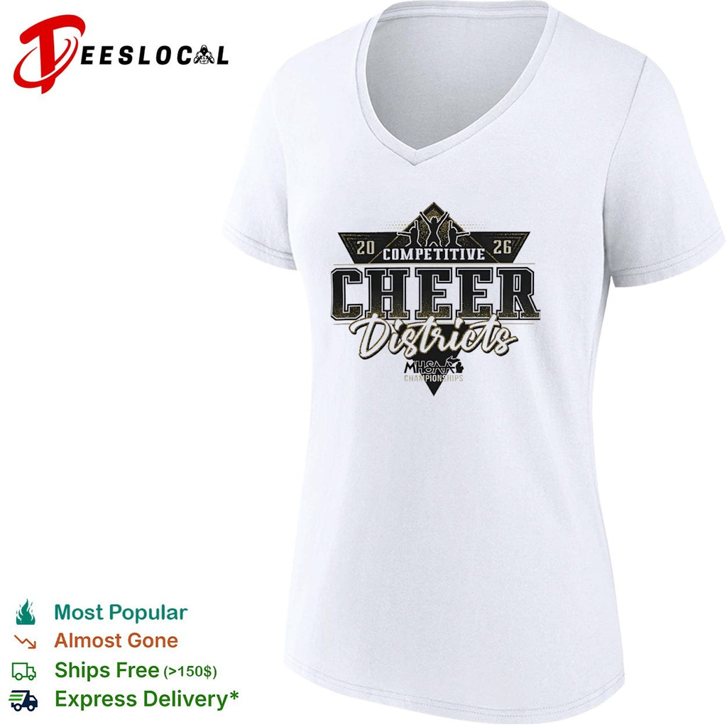 2026 Competitive Cheer Districts MHSAA Championships shirt