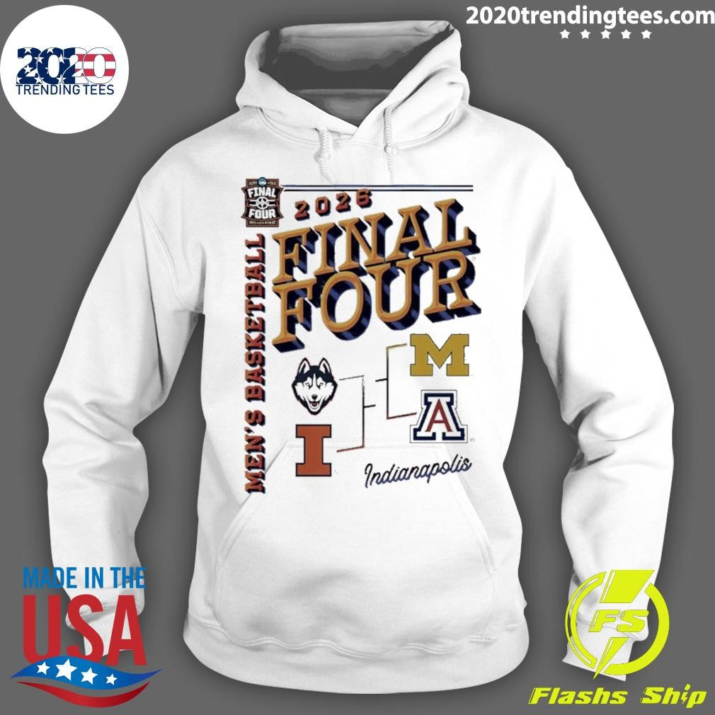 2026 Final Four Bracket Men’s Basketball Logos Shirt