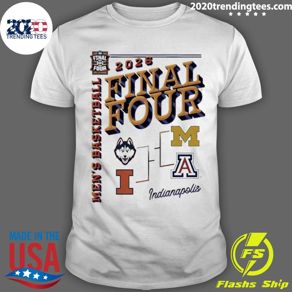 2026 Final Four Bracket Men’s Basketball Logos Shirt