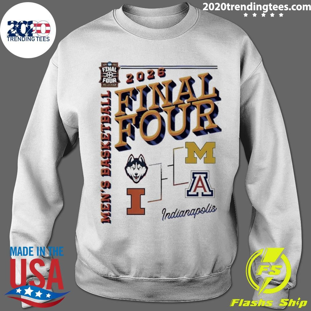 2026 Final Four Bracket Men’s Basketball Logos Shirt