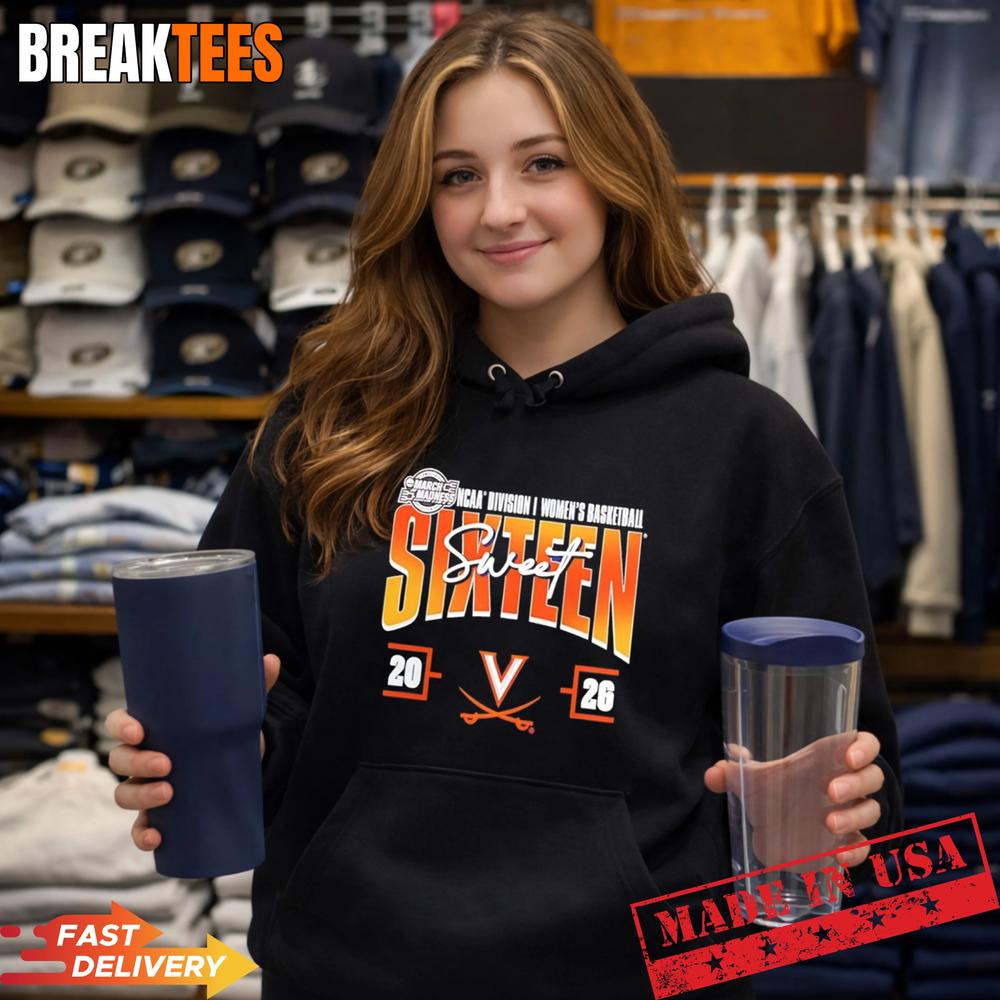 2026 March Madness Sweet 16 Virginia Cavaliers NCAA Women’s Basketball Tournament Shirt