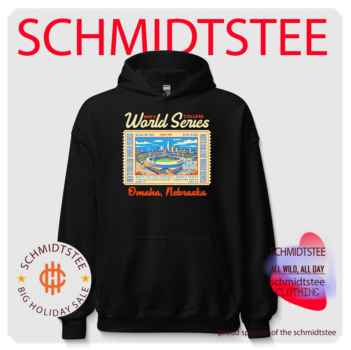 2026 Men’s College World Series Ticket stadium shirt