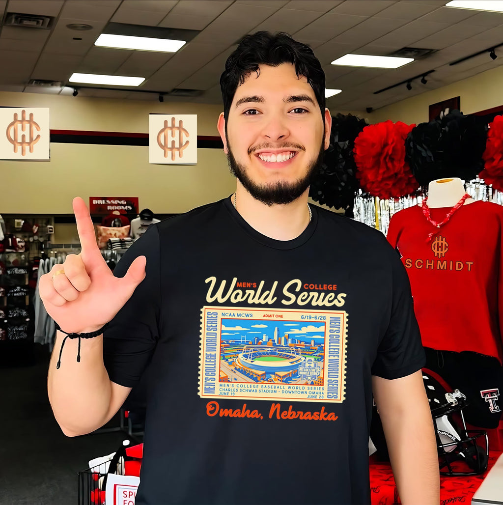 2026 Men’s College World Series Ticket stadium shirt