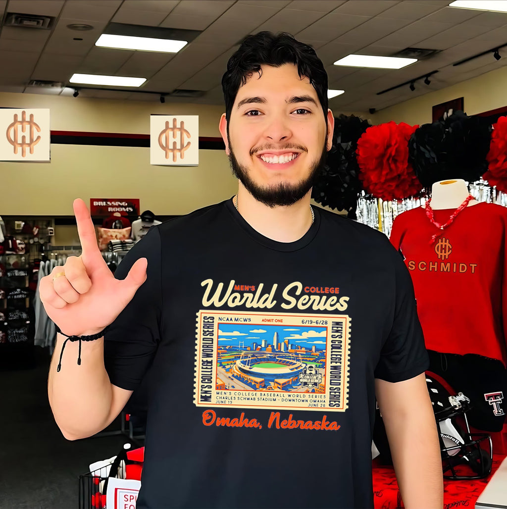 2026 Men’s College World Series Ticket shirt