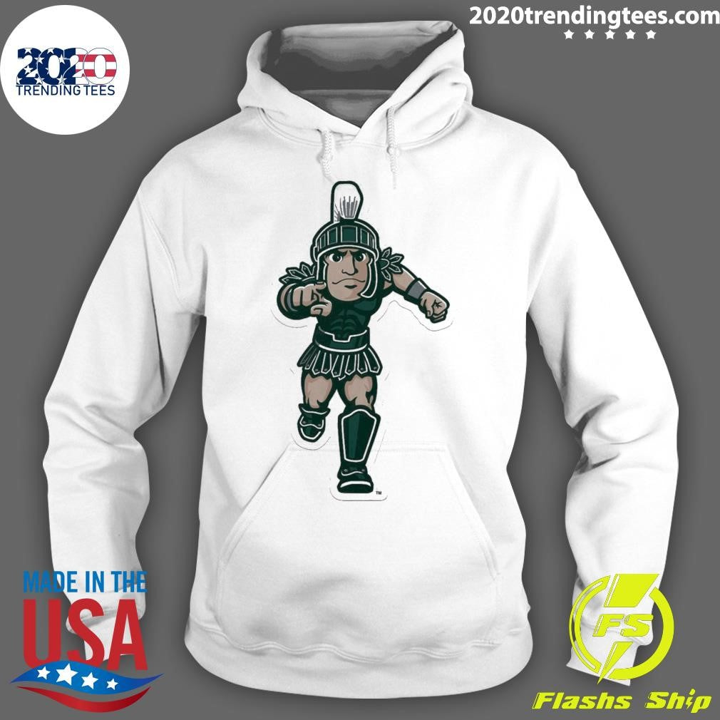 2026 Michigan State Spartans Mascot Pennant Shirt