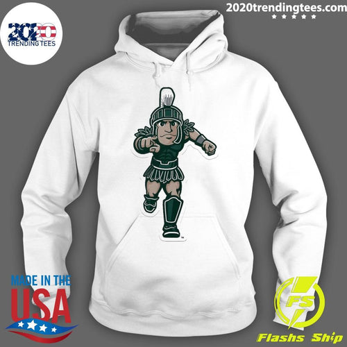2026 Michigan State Spartans Mascot Pennant Shirt