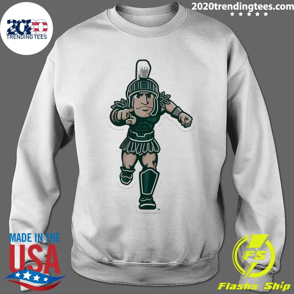 2026 Michigan State Spartans Mascot Pennant Shirt