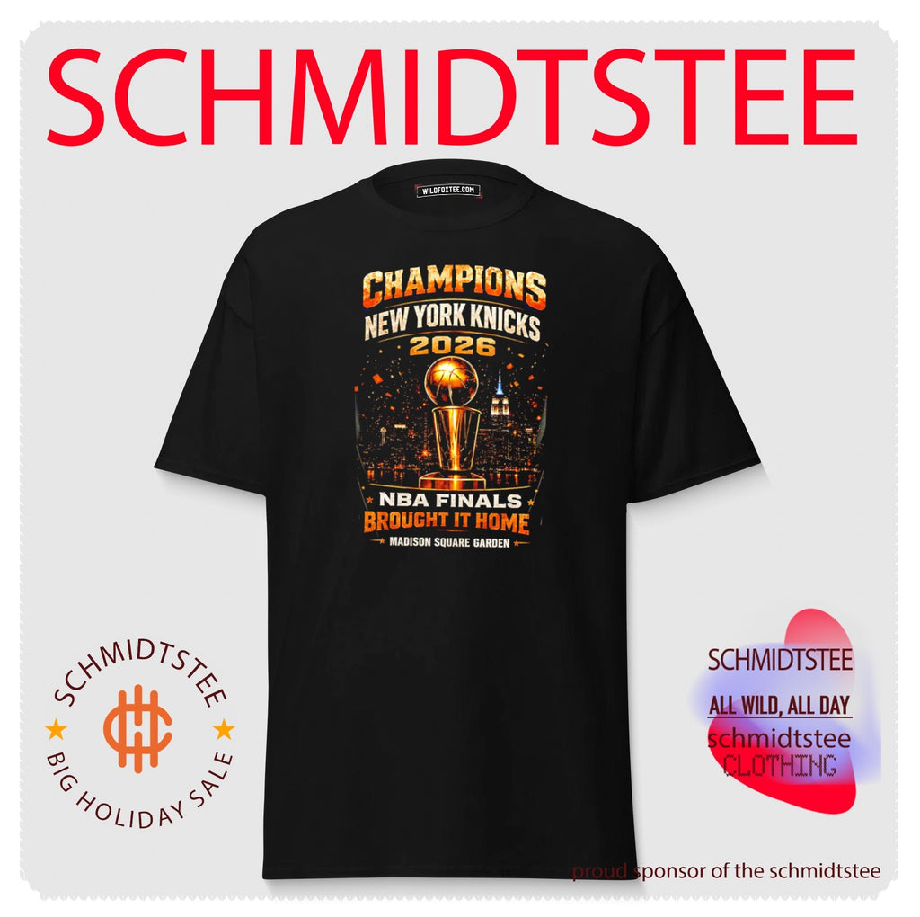 2026 NBA Finals Champions Ny Knicks Brought It Home skyline shirt