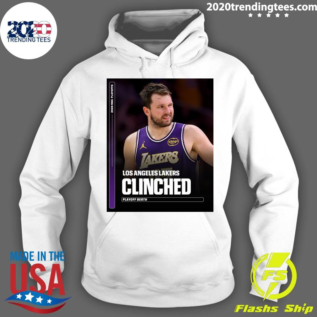 2026 NBA Playoffs Los Angeles Lakers Clinched Playoff Berth Shirt