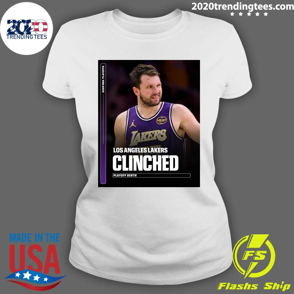 2026 NBA Playoffs Los Angeles Lakers Clinched Playoff Berth Shirt