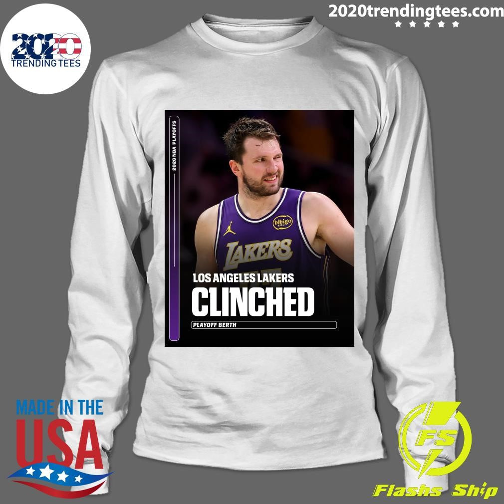 2026 NBA Playoffs Los Angeles Lakers Clinched Playoff Berth Shirt