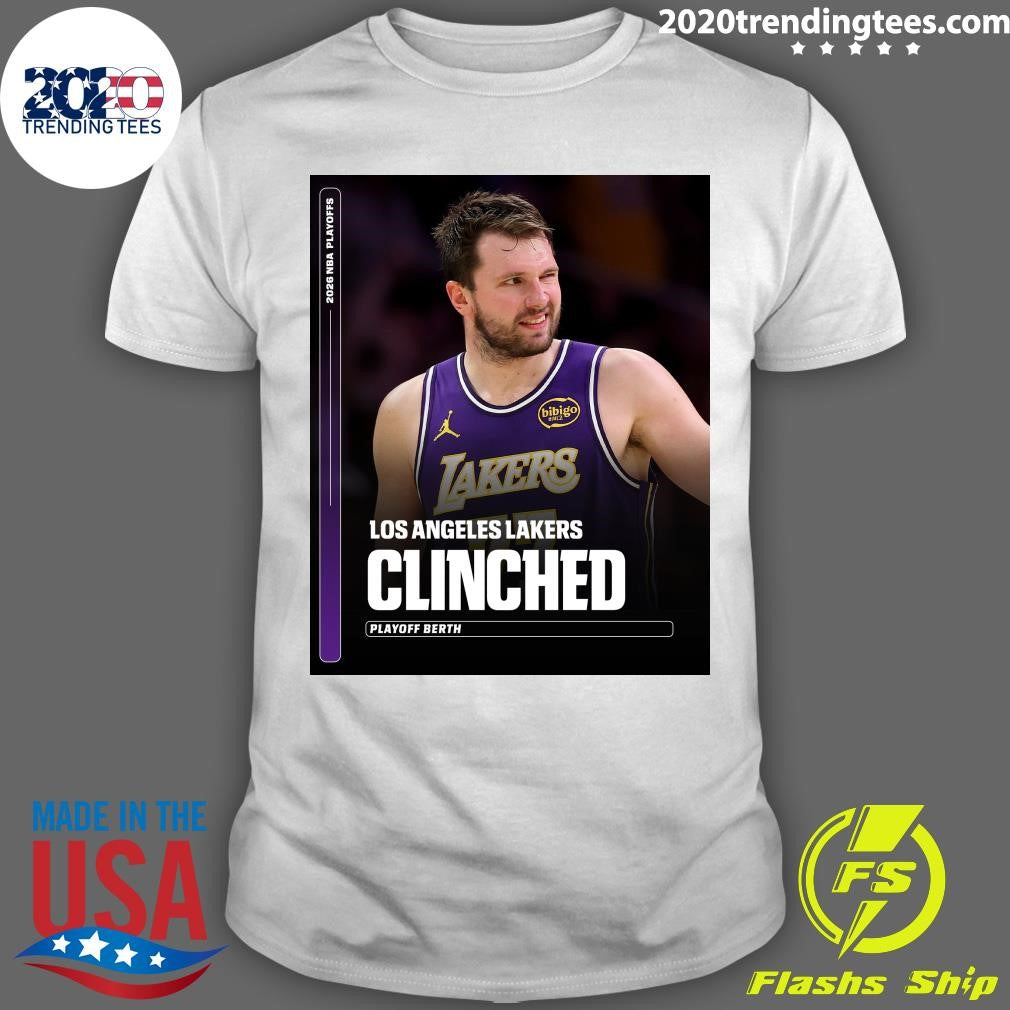 2026 NBA Playoffs Los Angeles Lakers Clinched Playoff Berth Shirt