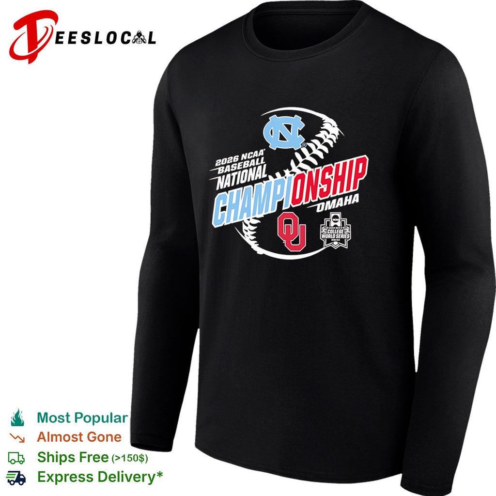 2026 NCAA Baseball National Championship Omaha North Carolina vs Oklahoma Sooners shirt