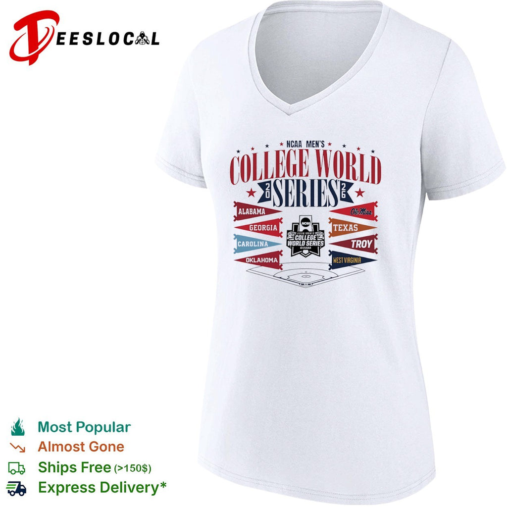 2026 NCAA College World Series Alabama Georgia Carolina Oklahoma Ole Miss shirt