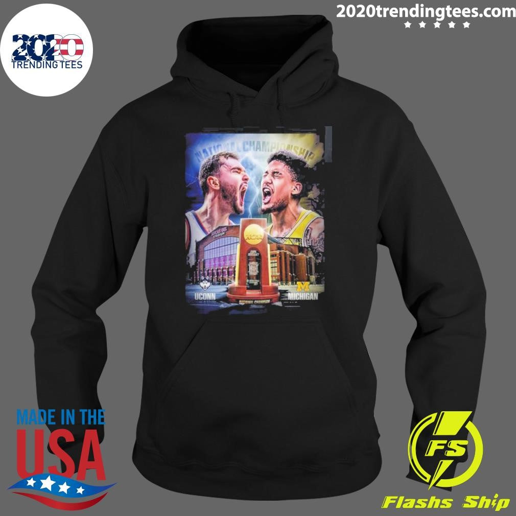 2026 NCAA Division 1 Men’s Basketball National Championship UConn Huskies Vs Michigan Wolverines Matchup Two Teams One Goal Shirt