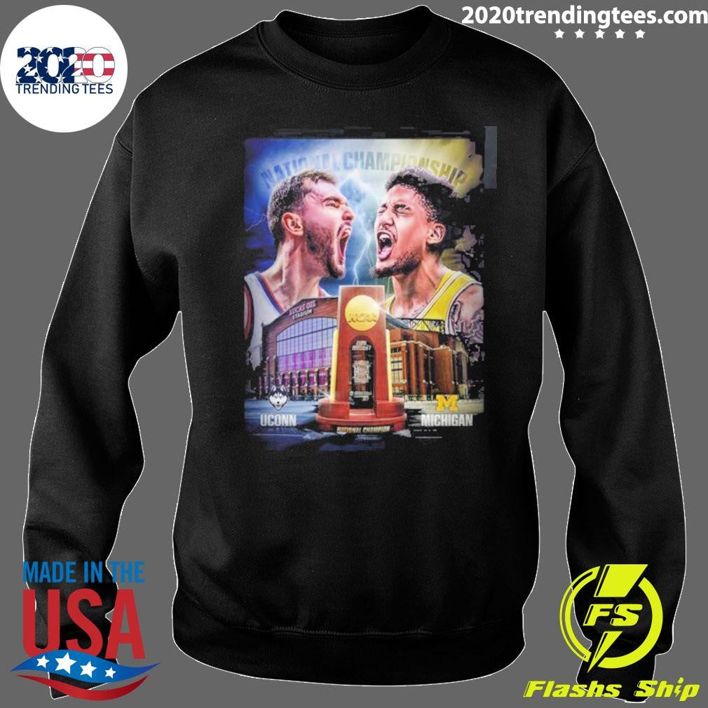 2026 NCAA Division 1 Men’s Basketball National Championship UConn Huskies Vs Michigan Wolverines Matchup Two Teams One Goal Shirt
