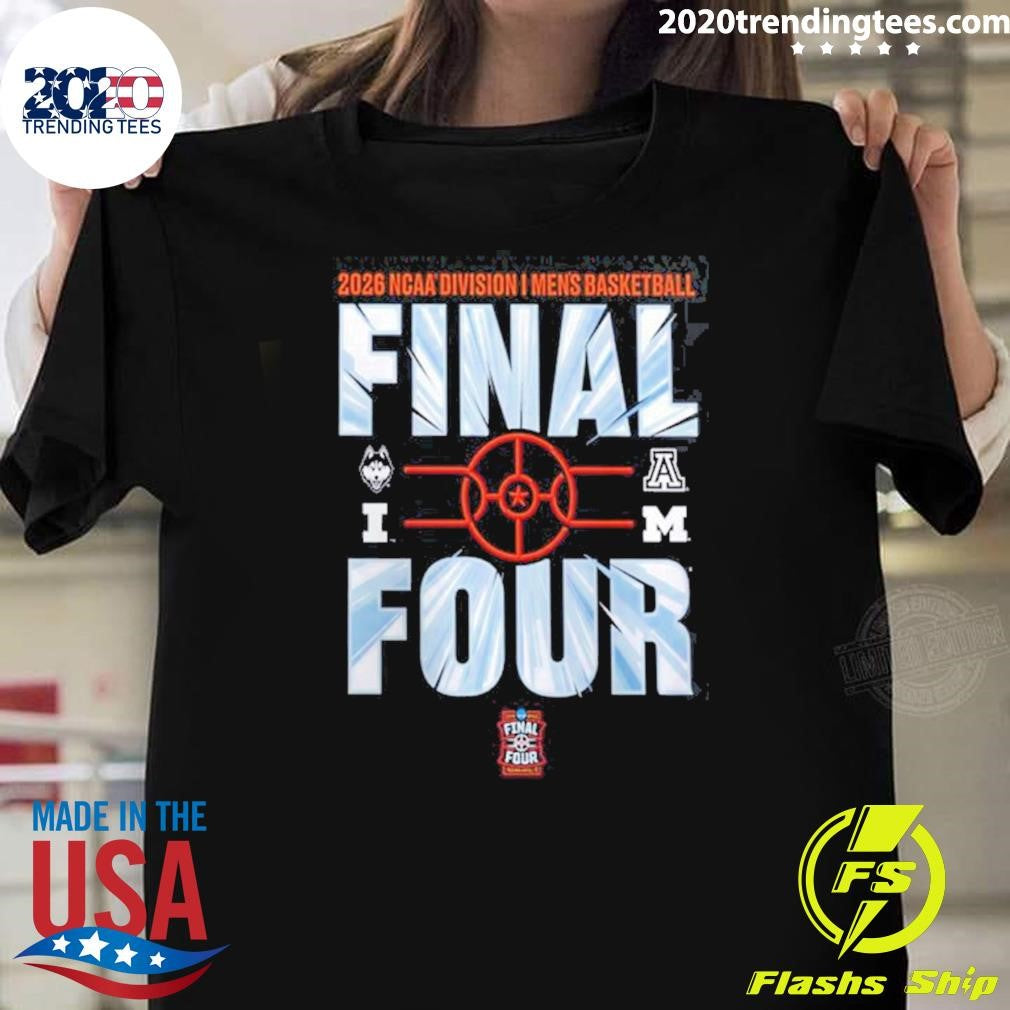 2026 NCAA Men’s Basketball Tournament March Madness Final Four Bracket Shirt