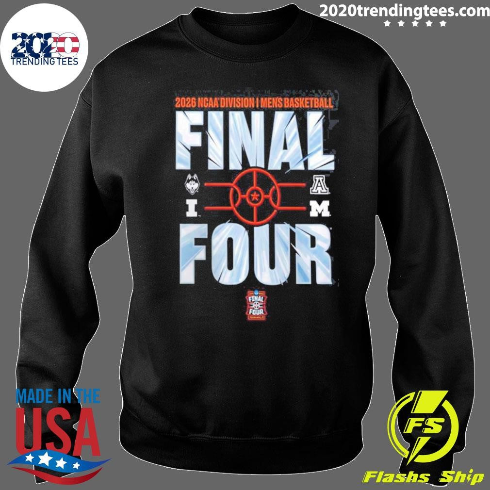 2026 NCAA Men’s Basketball Tournament March Madness Final Four Bracket Shirt