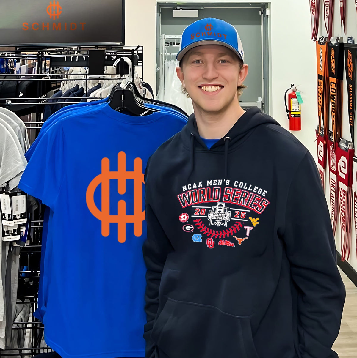 2026 NCAA Men’s College World Series 8 team shirt