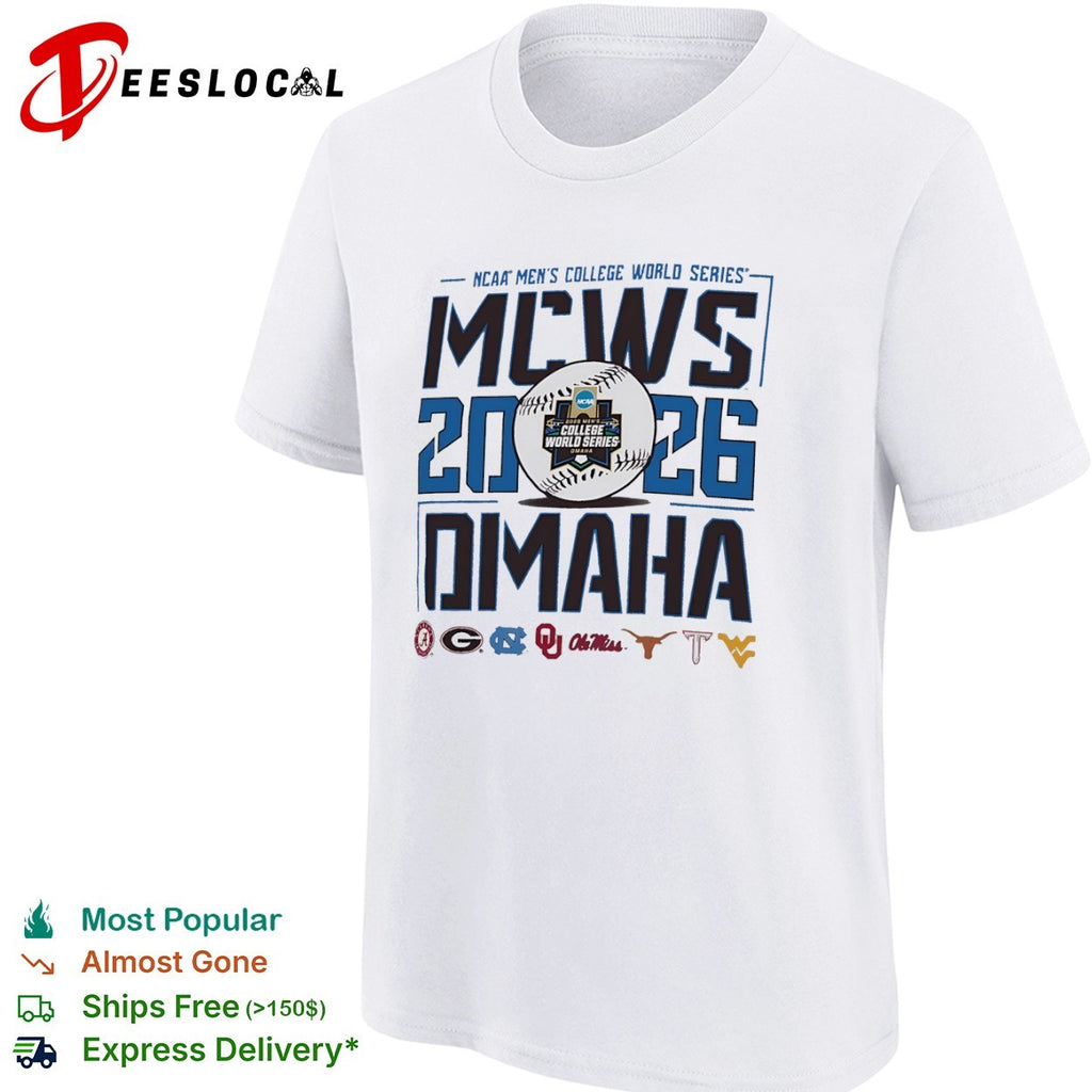 2026 NCAA Men’s College World Series MCWS Omaha shirt