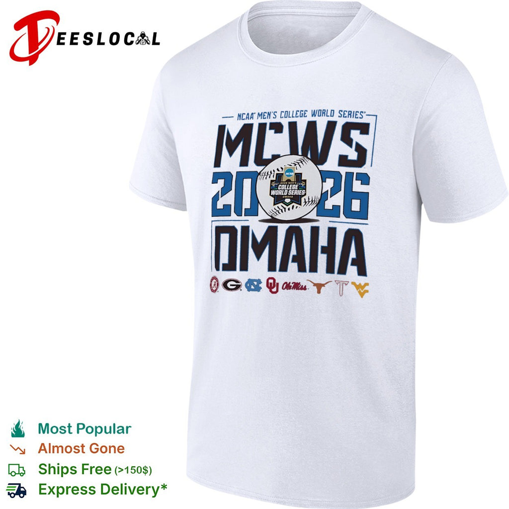 2026 NCAA Men’s College World Series MCWS Omaha shirt