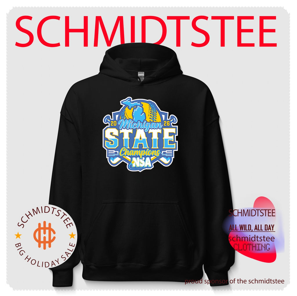 2026 NSA Michigan State Champions Softball logo shirt