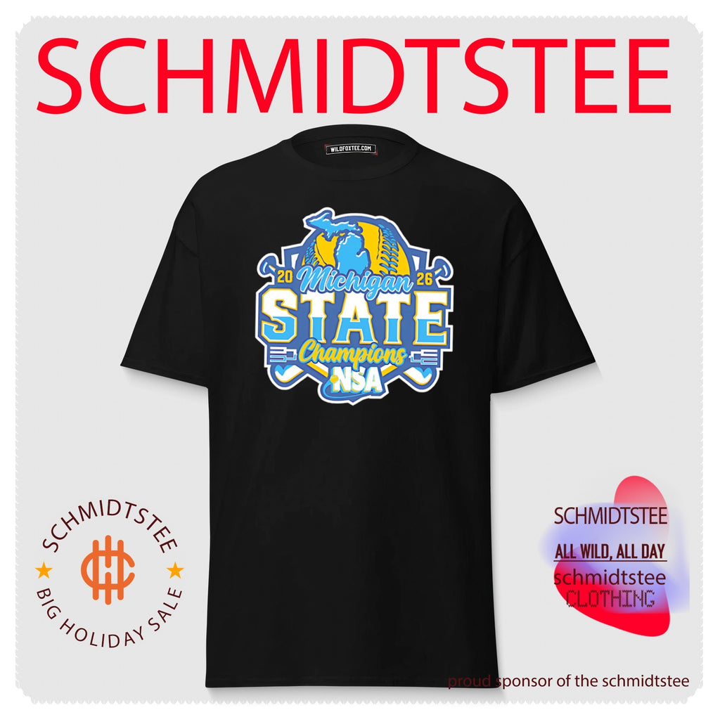 2026 NSA Michigan State Champions Softball logo shirt