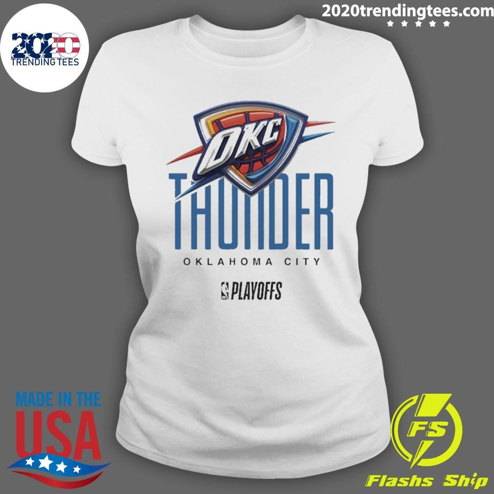 2026 Nba Playoff Oklahoma City Thunder Logo Shir