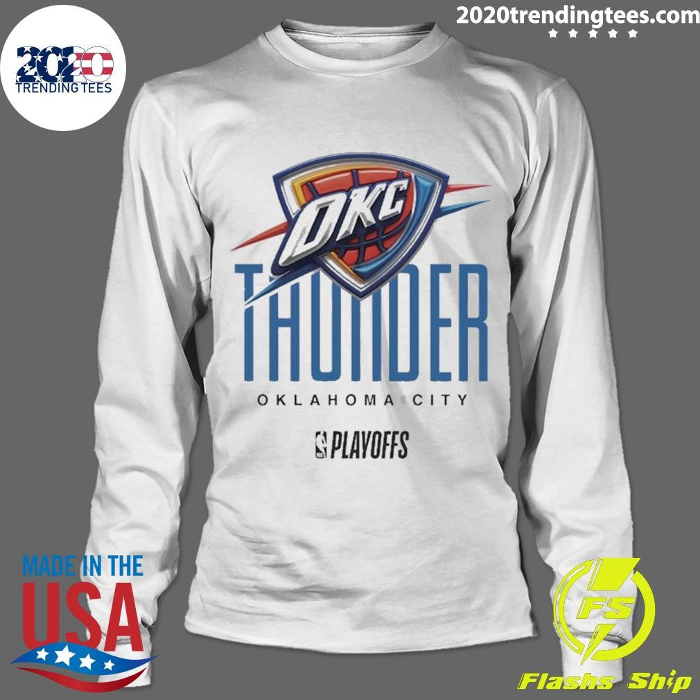 2026 Nba Playoff Oklahoma City Thunder Logo Shir