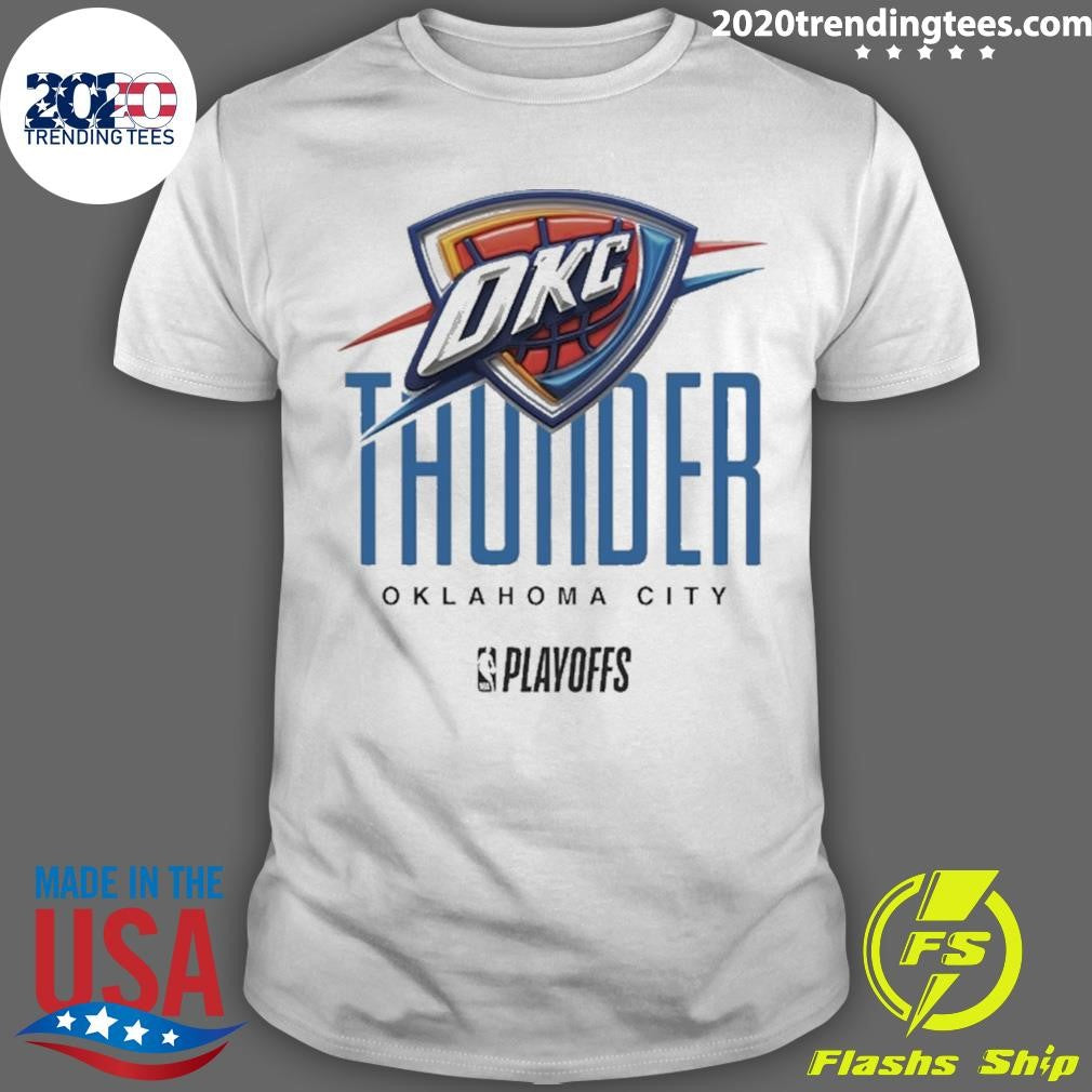 2026 Nba Playoff Oklahoma City Thunder Logo Shir